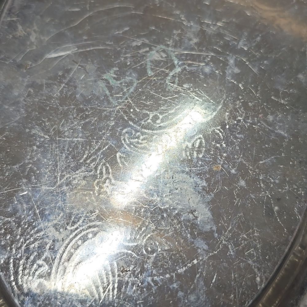 Silver plate. - Picture 4 of 4